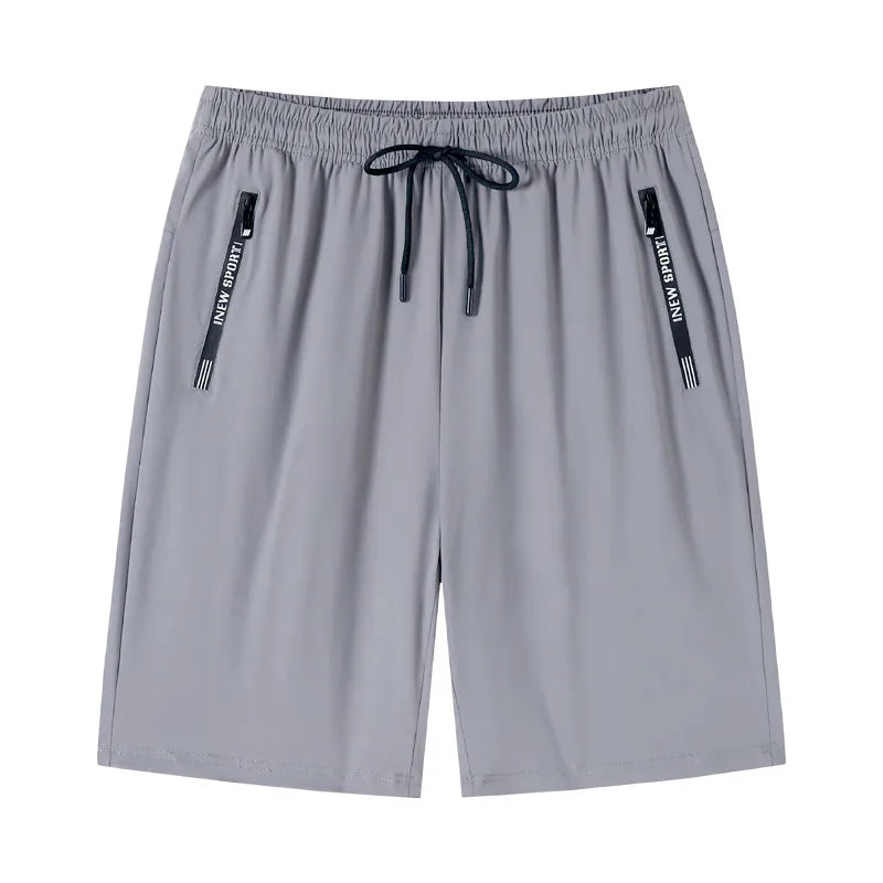Summer shorts for men, gym, sports, running, men's zipper pocket shorts