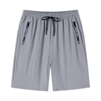 Summer shorts for men, gym, sports, running, men's zipper pocket shorts