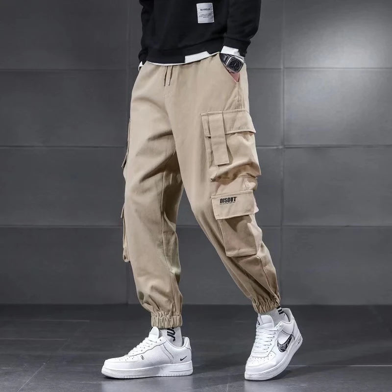 New Winter Lambswool Outdoor Waterproof Cargo Pants Men Warm Casual Pants Men Sportswear