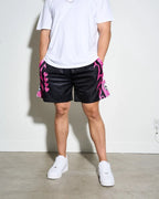 Gym Fitness Men's and Women's Sports Shorts Letter Printed Shorts Training Jogging Shorts