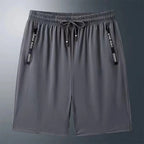 Summer shorts for men, gym, sports, running, men's zipper pocket shorts
