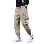 New Winter Lambswool Outdoor Waterproof Cargo Pants Men Warm Casual Pants Men Sportswear