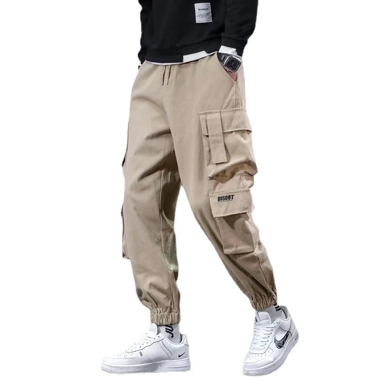 New Winter Lambswool Outdoor Waterproof Cargo Pants Men Warm Casual Pants Men Sportswear