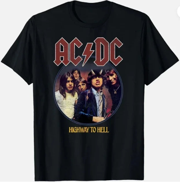 AC DC PWR UP Australia Tour 2025 Merchandise Tee with Dates List for November and December