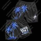 Gym Fitness Men's and Women's Sports Shorts Letter Printed Shorts Training Jogging Shorts