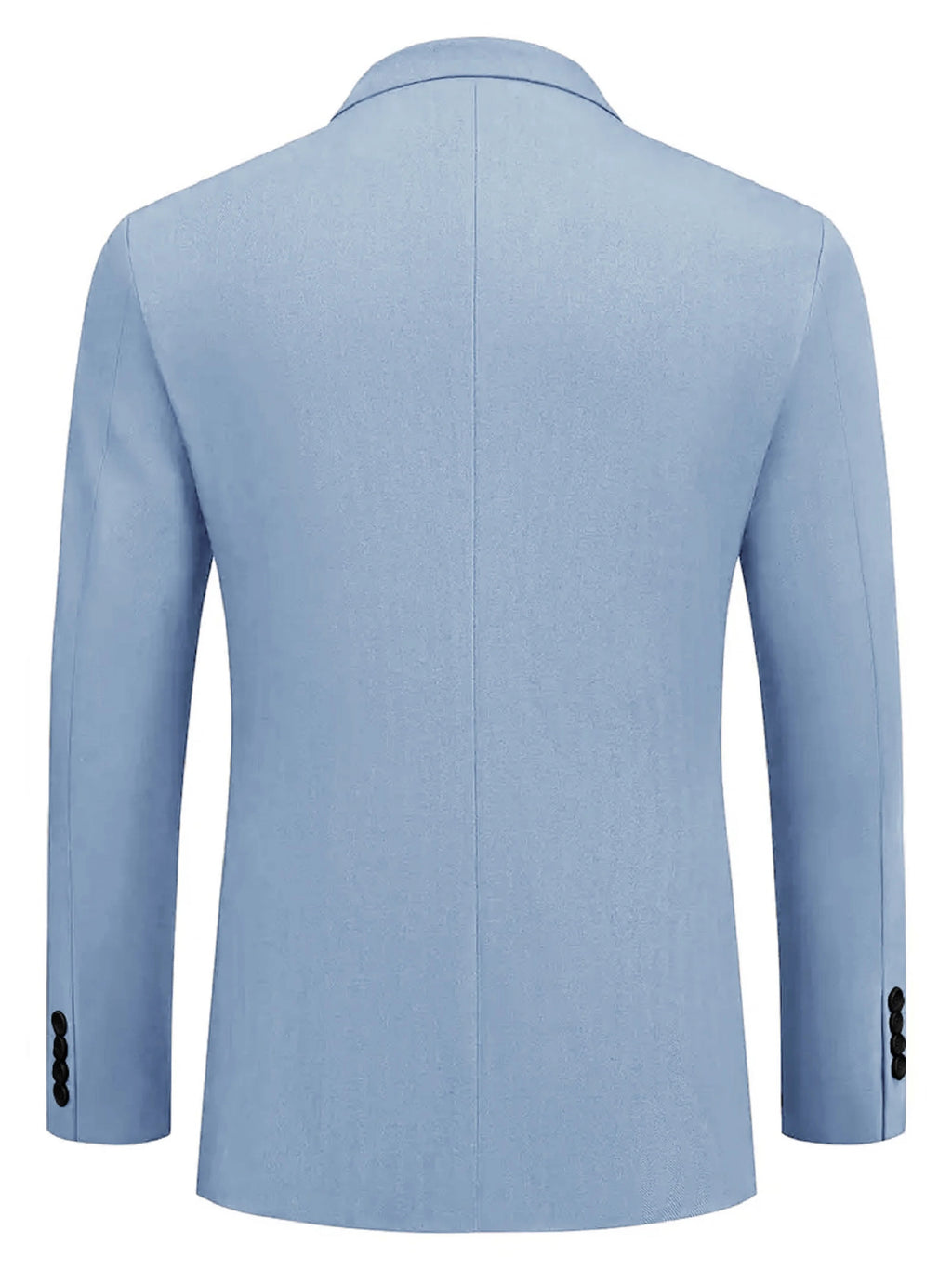 Men's casual solid color two-button suit jacket