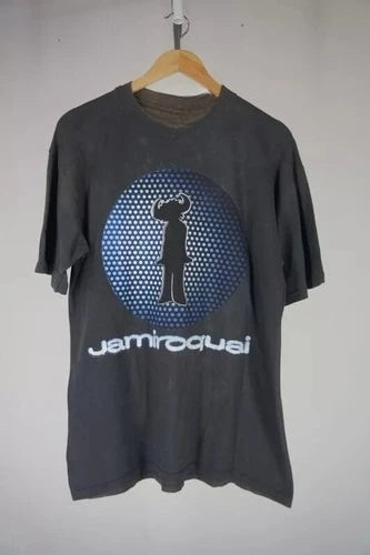 2025 Summer Jamiroquai 90s Basic Men's and Women's Unisex Short Sleeved 100% Pure Cotton