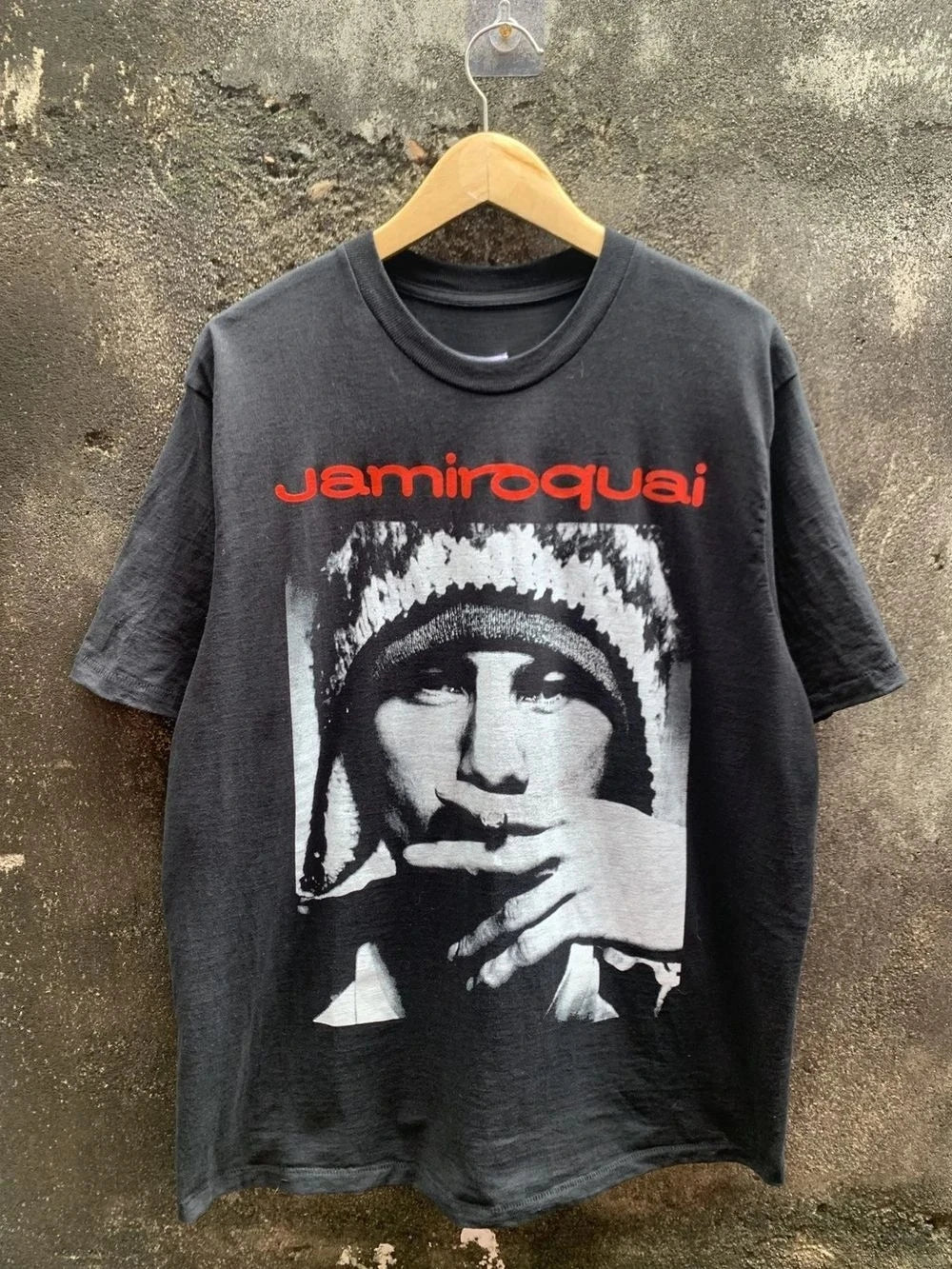 2025 Summer Jamiroquai 90s Basic Men's and Women's Unisex Short Sleeved 100% Pure Cotton