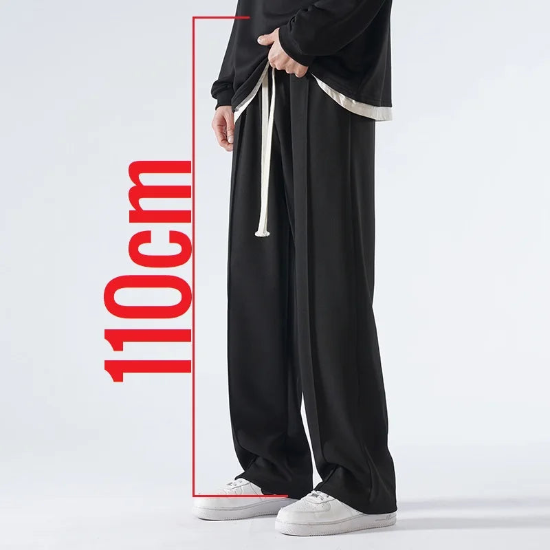 190 Cm Tall Men's Pants Straight Summer Trouser Male Extra Long Leg Length 115 110cm Lengthed
