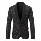Men's Suit Jacket Fashion Casual Shiny Banquet Wedding Party Dress Top men clothing mens blazer jacket