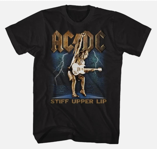 AC DC PWR UP Australia Tour 2025 Merchandise Tee with Dates List for November and December
