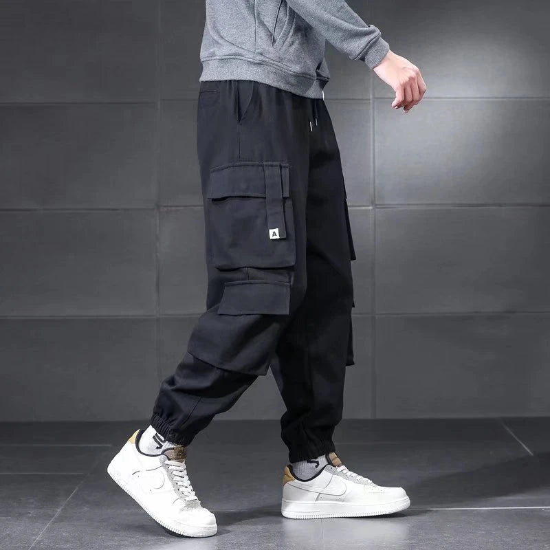 New Winter Lambswool Outdoor Waterproof Cargo Pants Men Warm Casual Pants Men Sportswear