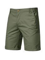 2025 New Mens Casual Suit Shorts Summer Business Casual Knee Pants Classic Khaki American