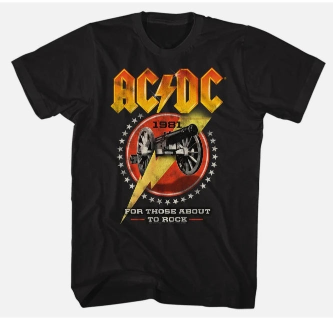 AC DC PWR UP Australia Tour 2025 Merchandise Tee with Dates List for November and December