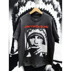 2025 Summer Jamiroquai 90s Basic Men's and Women's Unisex Short Sleeved 100% Pure Cotton